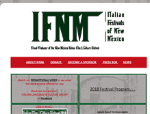 Tablet Screenshot of italianfilmfest.org